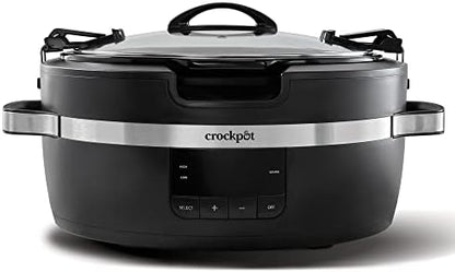 Crock-Pot Thermoshield 6 Quart Slow Cooker with Carry Handles v5012