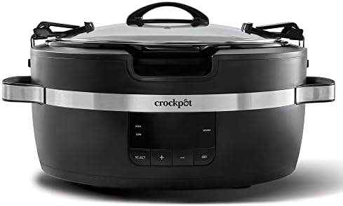 Crock-Pot Thermoshield 6 Quart Slow Cooker with Carry Handles v5012 v5x5