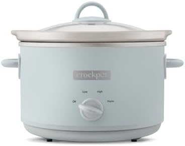 Crock-Pot 4.5 Quart Manual Slow Cooker – Macaroon Blue v5017