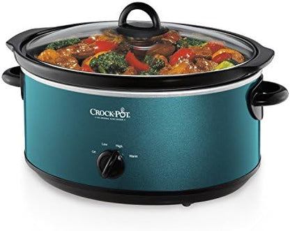 Crock-Pot 7 Quart Manual Slow Cooker – Turquoise v5025