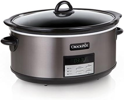 Crock-Pot 8 Quart Programmable Slow Cooker with Auto Warm v5028