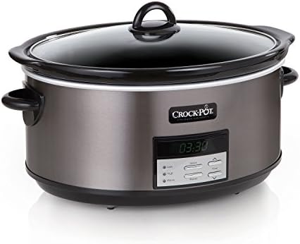 Crock-Pot 8 Quart Programmable Slow Cooker with Auto Warm v5028