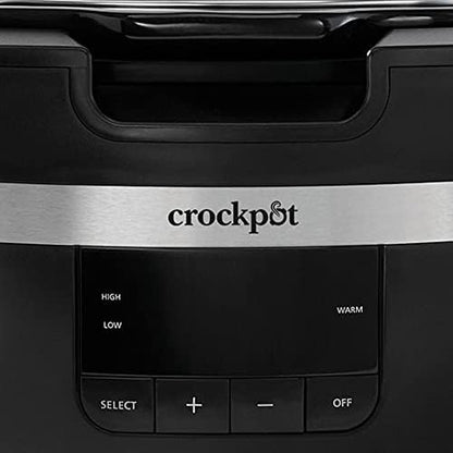 Crock-Pot Thermoshield 6 Quart Slow Cooker with Carry Handles v5012