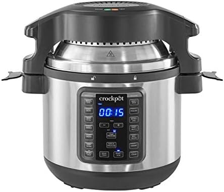 Crock-Pot Express Crisp 8 Quart 10-in-1 Pressure Cooker v5006