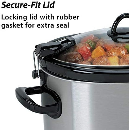 Crock-Pot Cook & Carry 6 Quart Portable Slow Cooker v5007