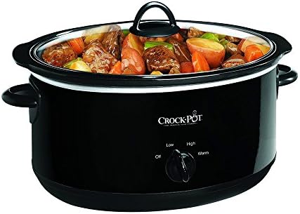 Crock-Pot 8 Quart Manual Slow Cooker – Black v5010