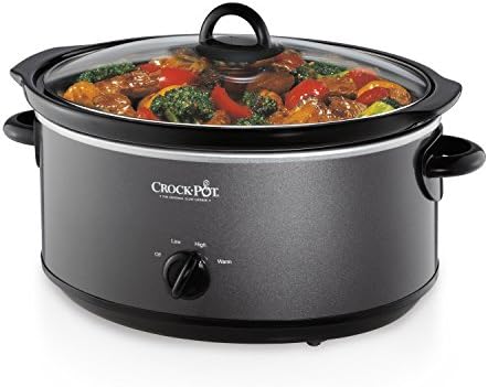 Crock-Pot 7 Quart Slow Cooker – Charcoal v5009