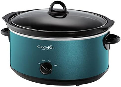 Crock-Pot 7 Quart Manual Slow Cooker – Turquoise v5025