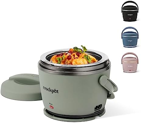 Crock-Pot Portable Electric Lunch Box Food Warmer – Green v5021 v5x4