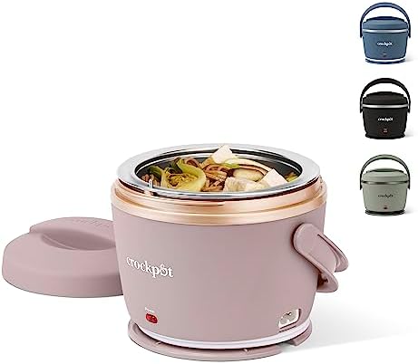 Crock-Pot Electric Lunch Box Food Warmer 20oz – Blush Pink v5018