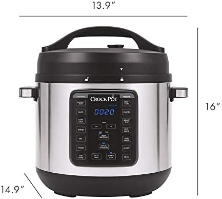 Crock-Pot 8 Quart Express Crock Multi-Use Pressure Cooker v5005