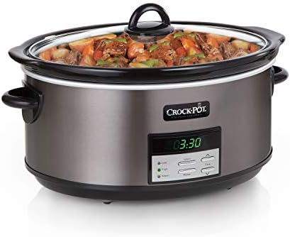 Crock-Pot 8 Quart Programmable Slow Cooker with Auto Warm v5028