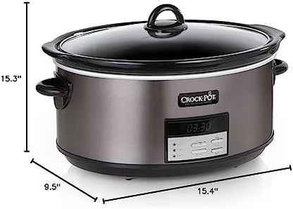 Crock-Pot 8 Quart Programmable Slow Cooker with Auto Warm v5028