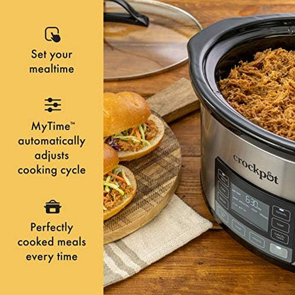 Crock-Pot MyTime 6 Quart Programmable Slow Cooker v5008