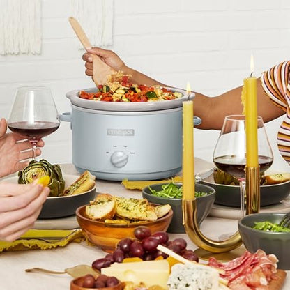 Crock-Pot 4.5 Quart Manual Slow Cooker – Macaroon Blue v5017