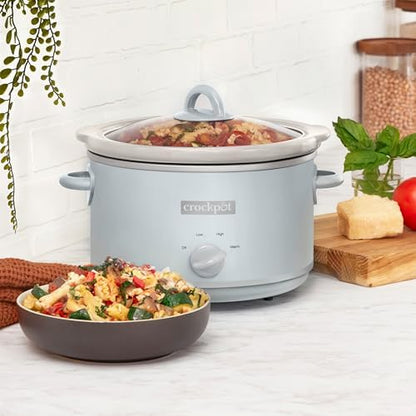 Crock-Pot 4.5 Quart Manual Slow Cooker – Macaroon Blue v5017