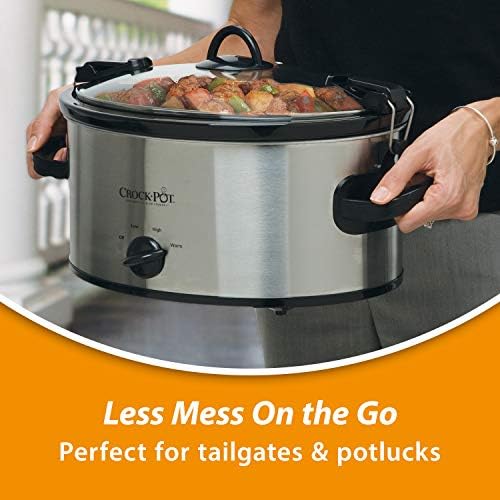 Crock-Pot Cook & Carry 6 Quart Portable Slow Cooker v5007 v5x6