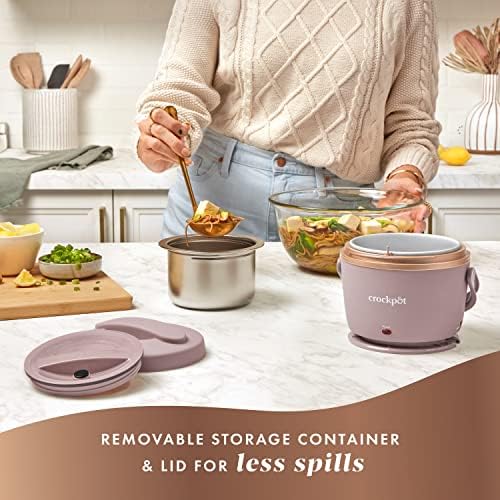 Crock-Pot Electric Lunch Box Food Warmer 20oz – Blush Pink v5018