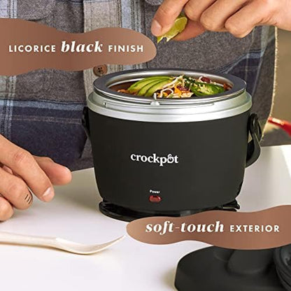 Crock-Pot Electric Lunch Box Food Warmer 20oz – Black v5026