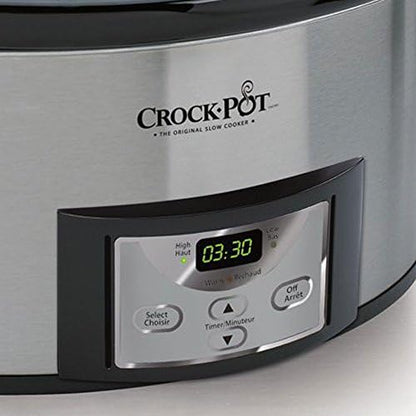 Crock-Pot Cook & Carry 6 Quart Programmable Slow Cooker v5015