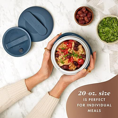 Crock-Pot Electric Lunch Box Food Warmer 20oz – Faded Blue v5022 v5x2