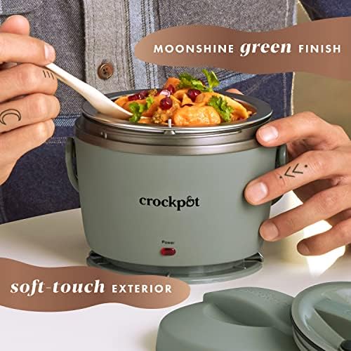 Crock-Pot Portable Electric Lunch Box Food Warmer – Green v5021 v5x4