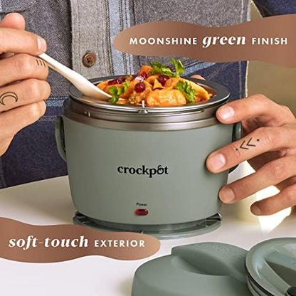 Crock-Pot Portable Electric Lunch Box Food Warmer – Green v5021 v5x4