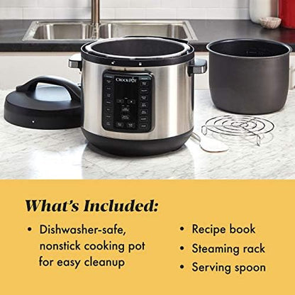 Crock-Pot 8 Quart Express Crock Multi-Use Pressure Cooker v5005