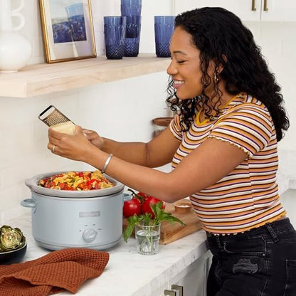 Crock-Pot 4.5 Quart Manual Slow Cooker – Macaroon Blue v5017