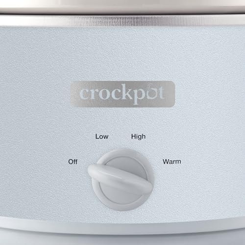 Crock-Pot 4.5 Quart Manual Slow Cooker – Macaroon Blue v5017