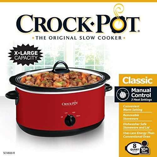 Crock-Pot Express Crock 8 Quart Programmable Slow Cooker v5013 v5x3