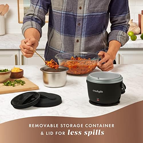 Crock-Pot Electric Lunch Box Food Warmer 20oz – Black v5026