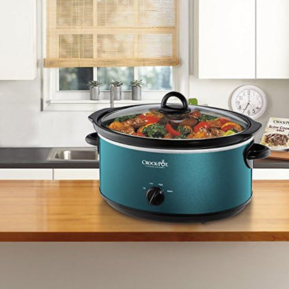 Crock-Pot 7 Quart Manual Slow Cooker – Turquoise v5025