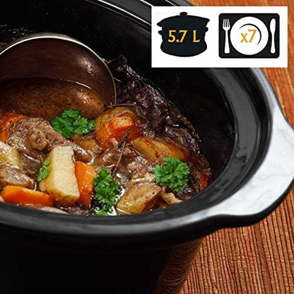 Crock-Pot Cook & Carry 6 Quart Portable Slow Cooker v5007 v5x6