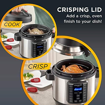 Crock-Pot Express Crisp 8 Quart 10-in-1 Pressure Cooker v5006
