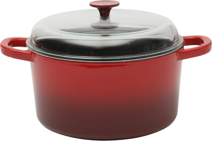 Crock-Pot 3 Quart Enameled Cast Iron Dutch Oven – Aqua v5002