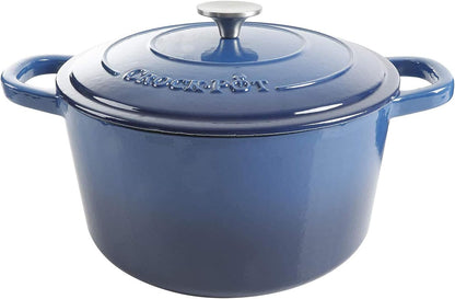 Crock-Pot 3 Quart Enameled Cast Iron Dutch Oven – Aqua v5002