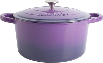 Crock-Pot 3 Quart Enameled Cast Iron Dutch Oven – Aqua v5002