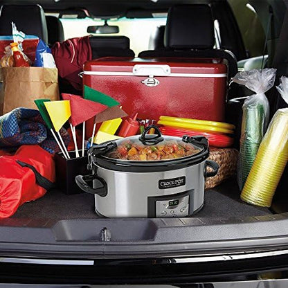 Crock-Pot Cook & Carry 6 Quart Programmable Slow Cooker v5015