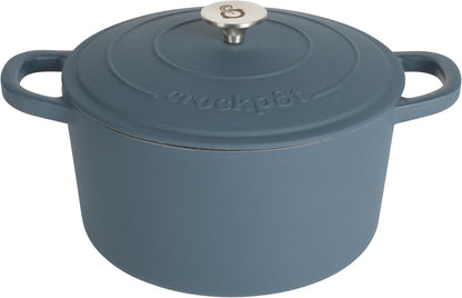 Crock-Pot 3 Quart Enameled Cast Iron Dutch Oven – Aqua v5002