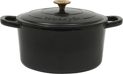 Crock-Pot 3 Quart Enameled Cast Iron Dutch Oven – Aqua v5002