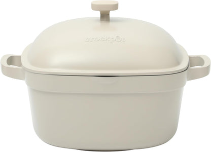 Crock-Pot 3 Quart Enameled Cast Iron Dutch Oven – Aqua v5002