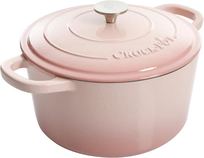 Crock-Pot 3 Quart Enameled Cast Iron Dutch Oven – Aqua v5002
