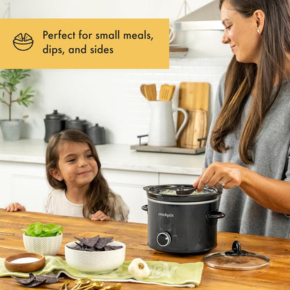 Crock-Pot 2 Quart Mini Slow Cooker – Classic Compact Cooker v5001