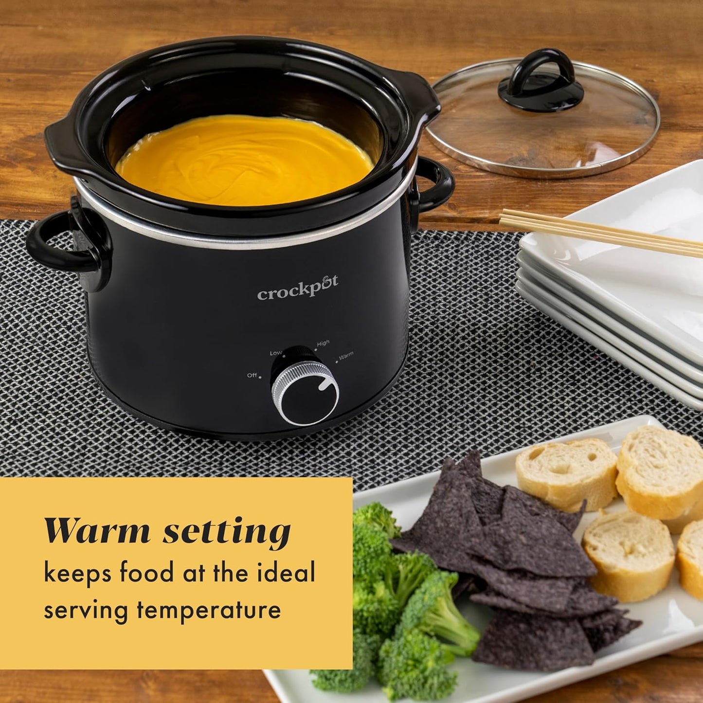 Crock-Pot 2 Quart Mini Slow Cooker – Classic Compact Cooker v5001